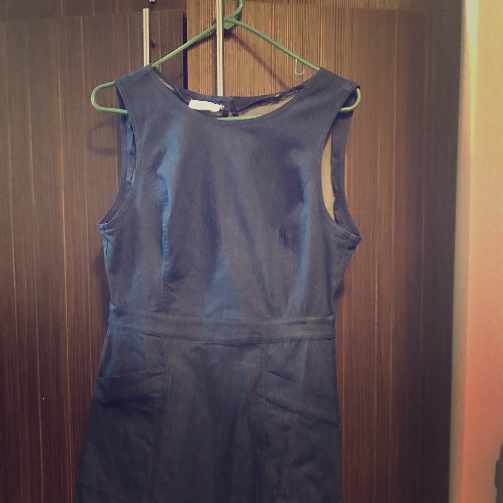 Jean mini dress
